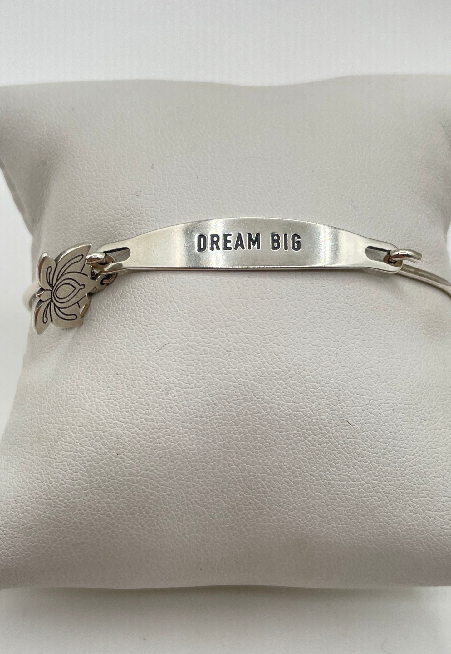 Chamilia 925 Sterling Silver 'Dream Big' ID Bangle Bracelet 6.1g