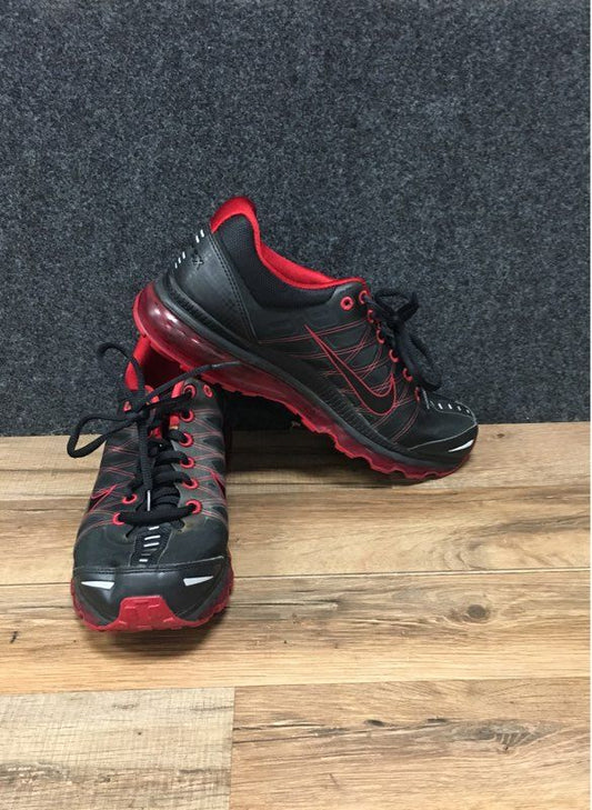 Nike Air Max 2011 Black Sport Red Women's Running Shoes Size 9.5
