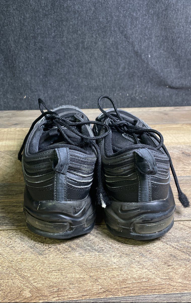 Nike Air Max 97 Triple Black Running Shoes Men's Size 10.5