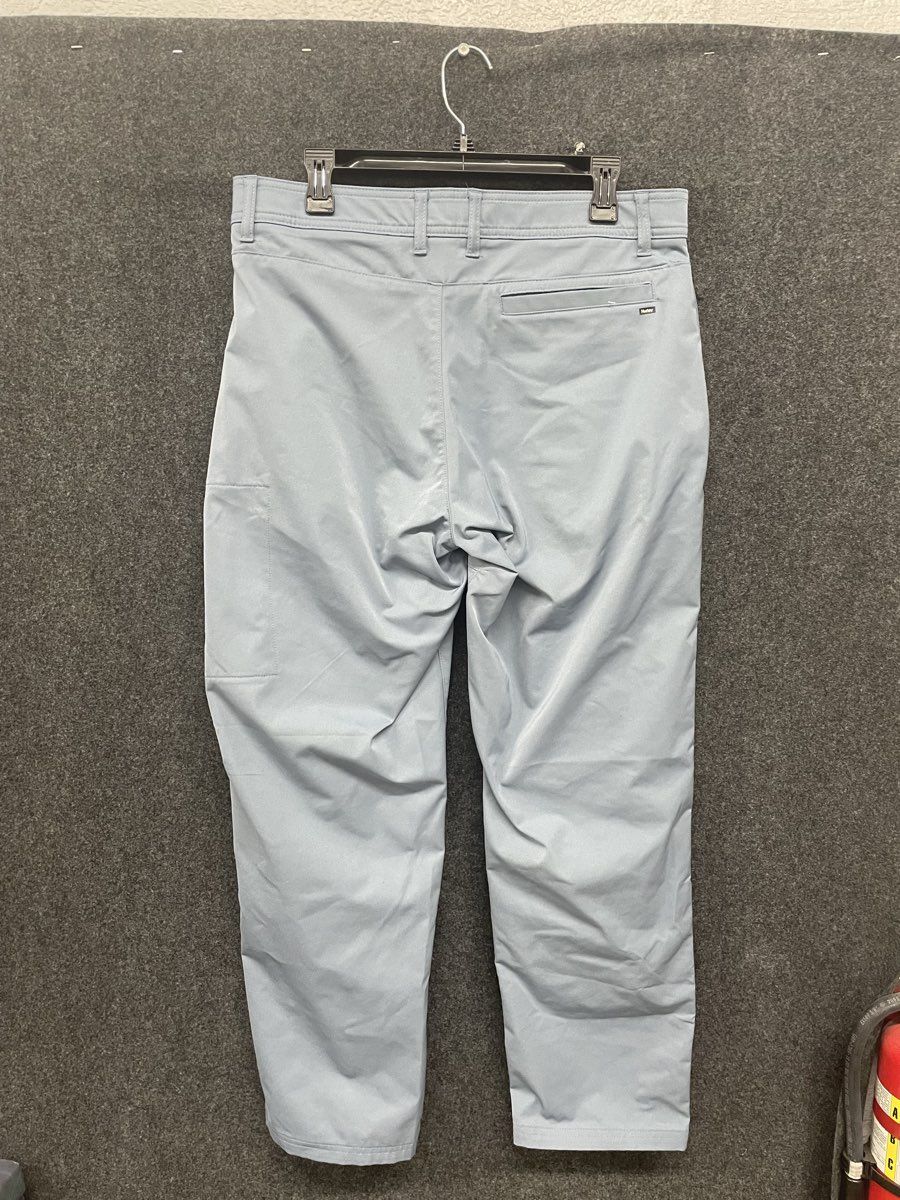 Hurley Men's Light Blue Performance Chino Straight Leg Pants Size 36