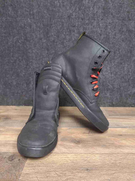 Dr. Martens Sheridan Black Canvas High Top Boots Women's Size 8