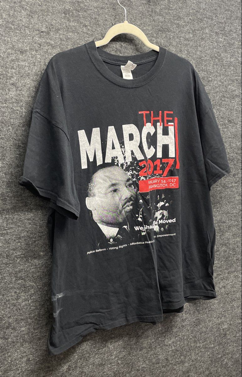 Barack Obama MLK The March 2017 Farewell Presidential Graphic T-Shirt Sz 2XL
