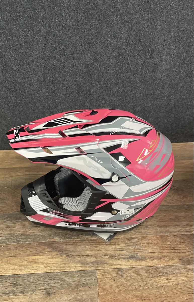 AFX FX-17 Motorcycle Helmet Multi Pink Size Medium New In Box Motocross ATV