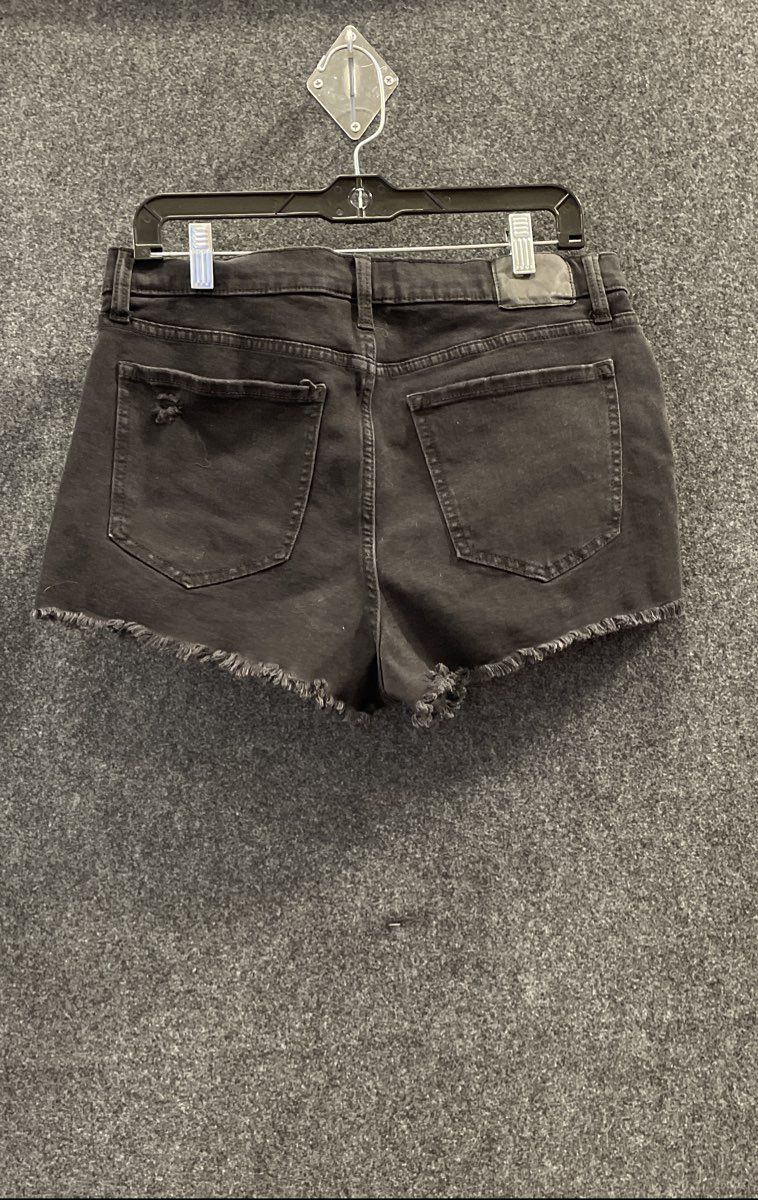 Aeropostale Women's Black Vintage High Rise Shorty Distressed Shorts Sz 12 NWT
