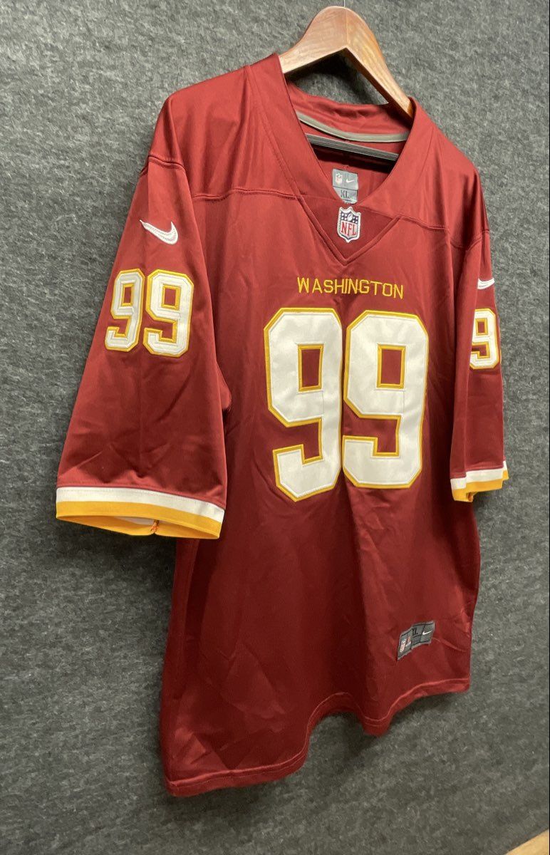 Nike Men's Washington Football Team Chase Young #99 Game Jersey Burgundy Sz XL