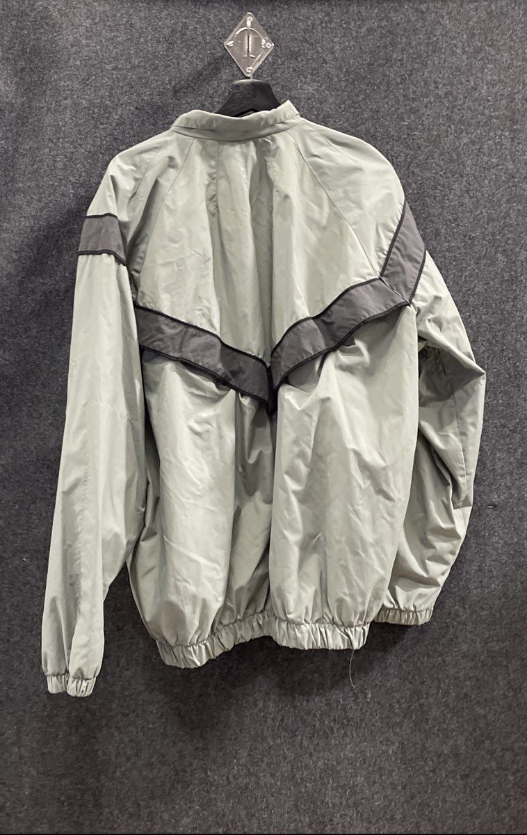 Vintage 90s Skilcraft Men's IPFU Army Jacket Grey Nylon Windbreaker Sz L Long