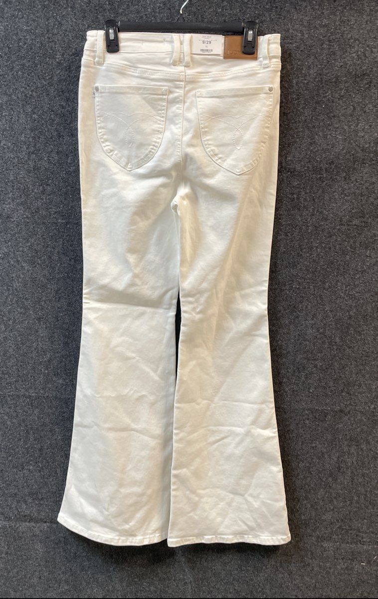 Judy Blue Women's White High Waist Tummy Control Flare Jeans Size 9/29 NWT