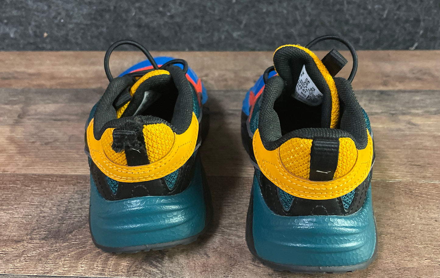 Puma RS-X Reinvent Multi-Color Blue Red Toddler Sneakers Size 9C