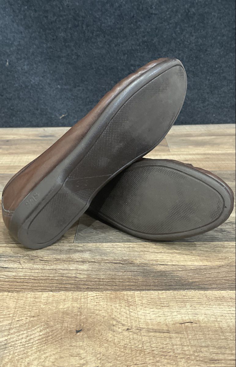 SAS Kismet Brown Leather Kiltie Tassel Loafers Moccasins Women's Size 8.5 M