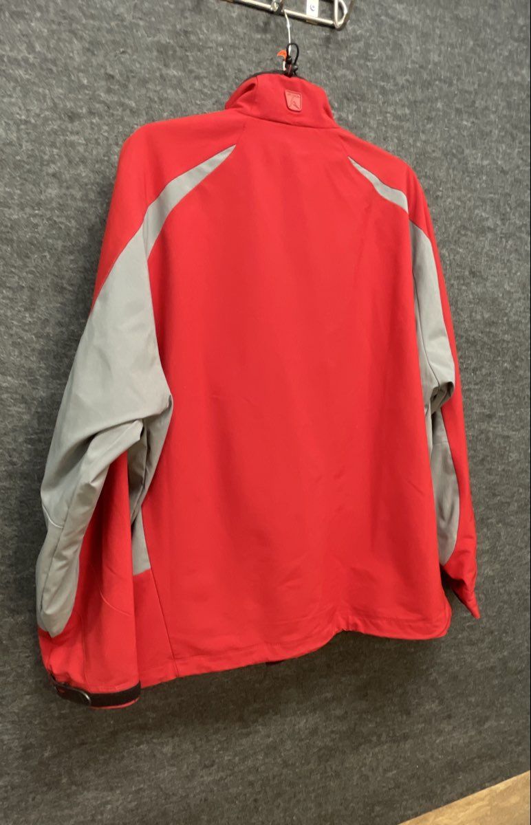 Antigua Men's Washington Nationals MLB Red Gray Full Zip Jacket Sz XL