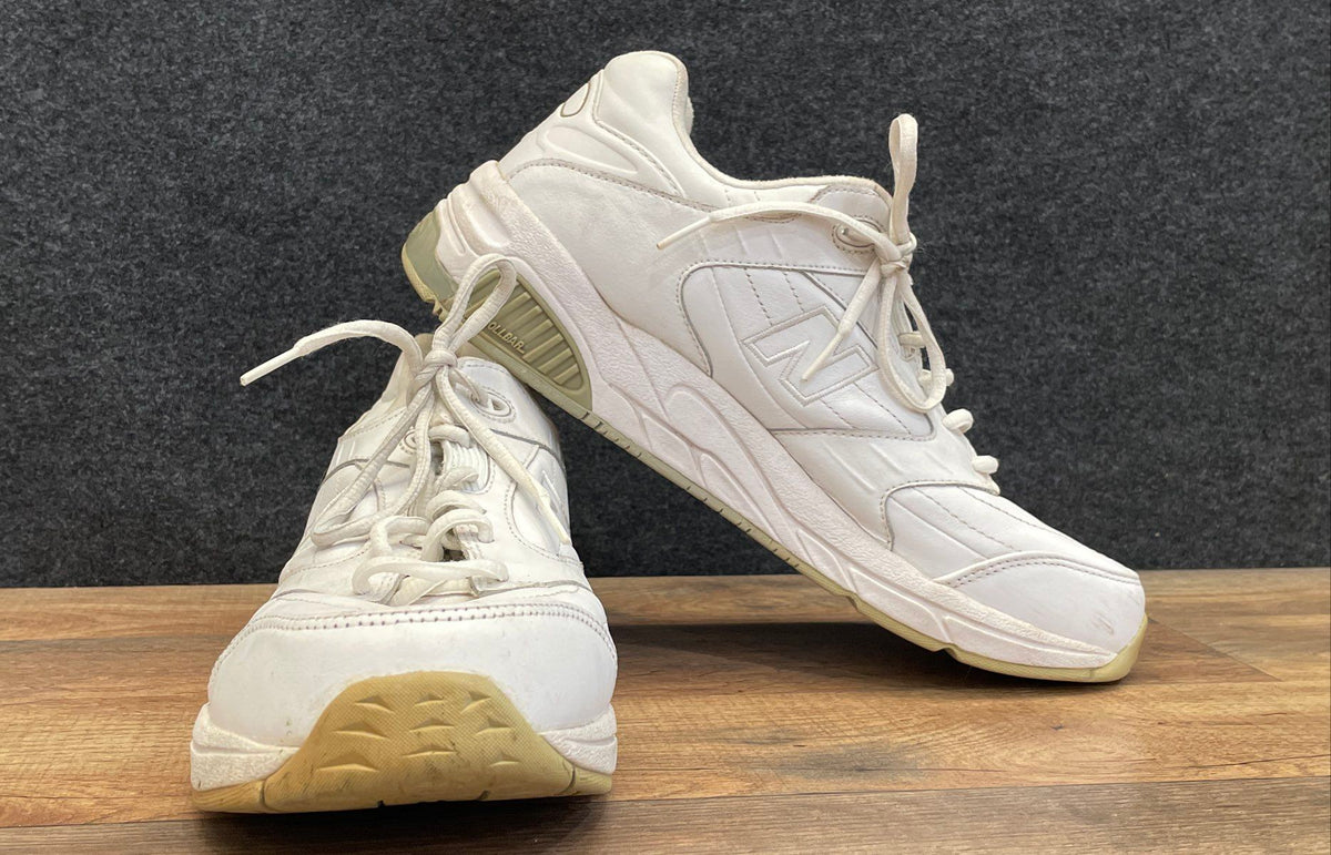 New Balance 926 White Leather Women's Walking Shoes Size 13 2A Narrow