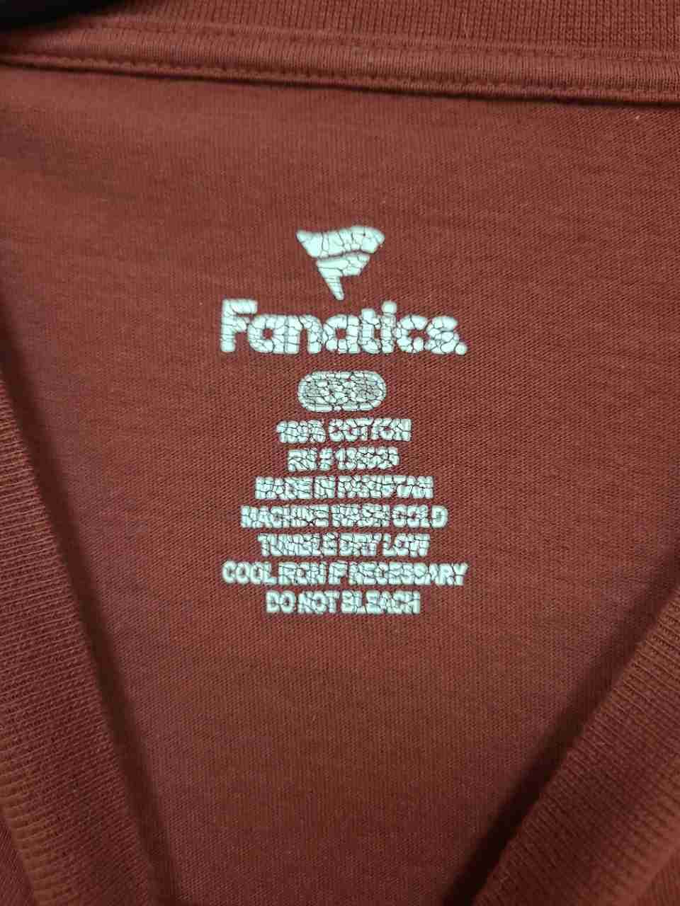 Fanatics Men's Washington Commanders Burgundy NFL Graphic T-shirt Sz 3XL