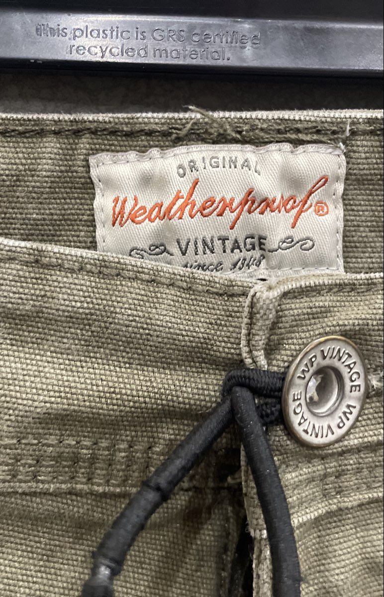 Weatherproof Vintage Men's Olive Green Relaxed Fit Utility Pants Sz 40x30