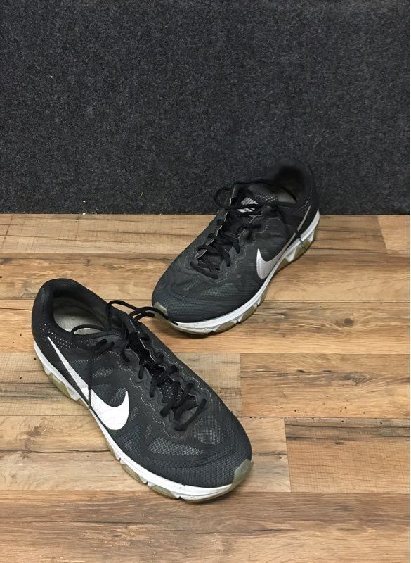 Nike Air Max TR180 Black White Volt Training Running Shoes Men's Size 14
