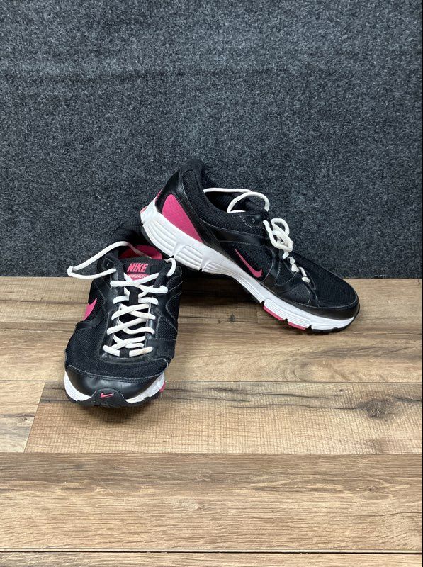 Nike Air Max Run Lite+ Black Pink White Women's Running Shoes Size 10