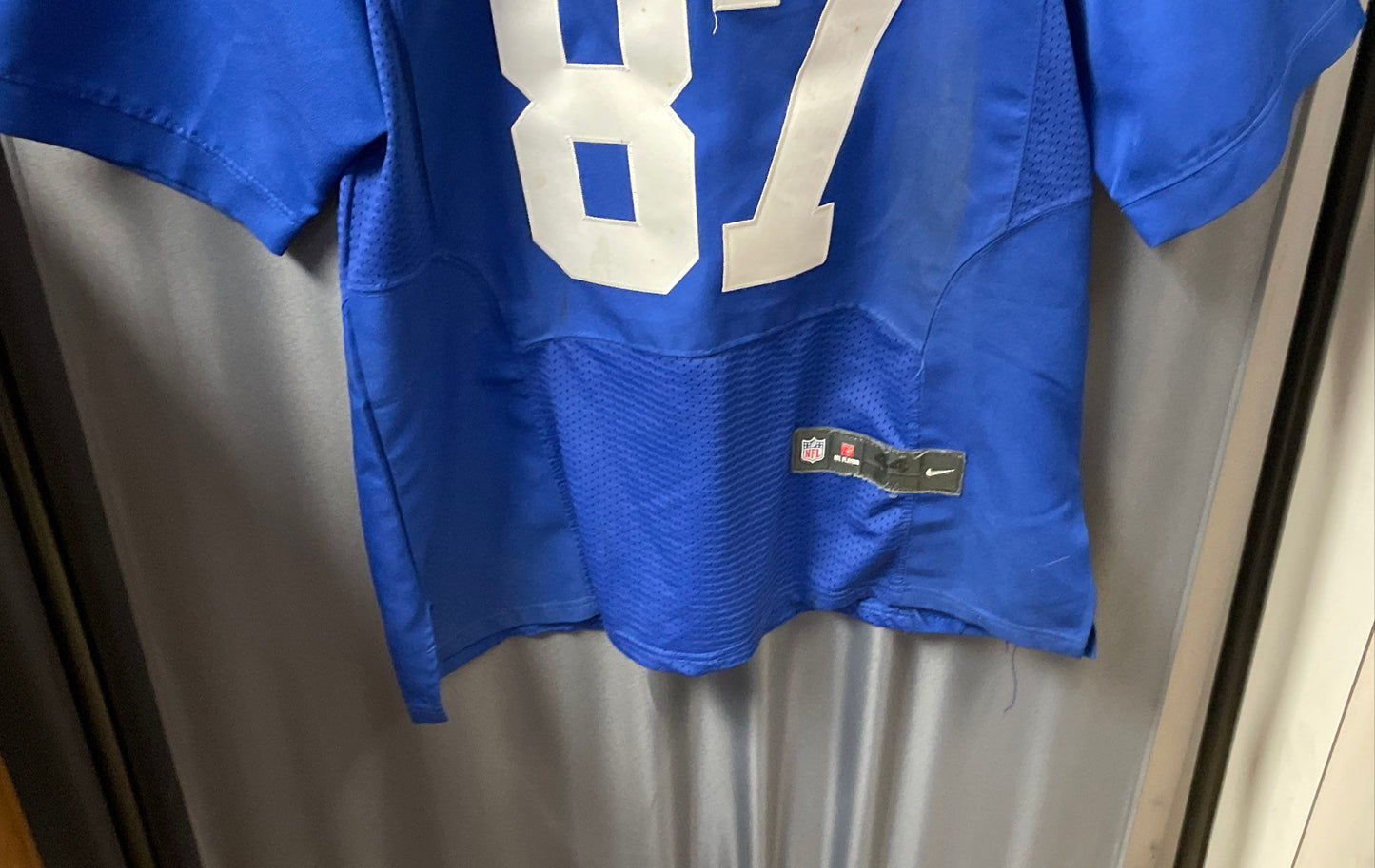 Nike Men's NY Giants Sterling Shepard #87 On Field Blue Football Jersey Sz 44