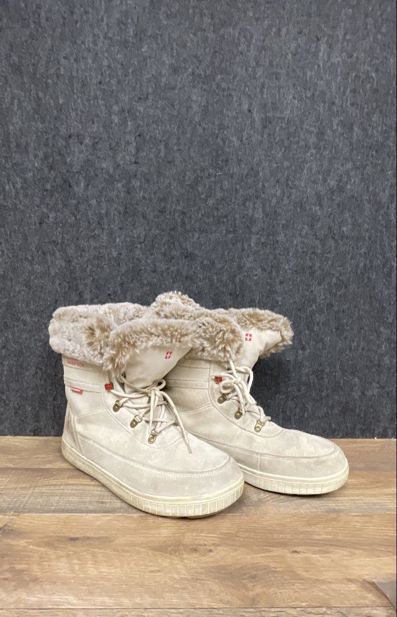 Swiss Tech Tan Faux Fur Trim Waterproof Cold Weather Winter Boots Size 11