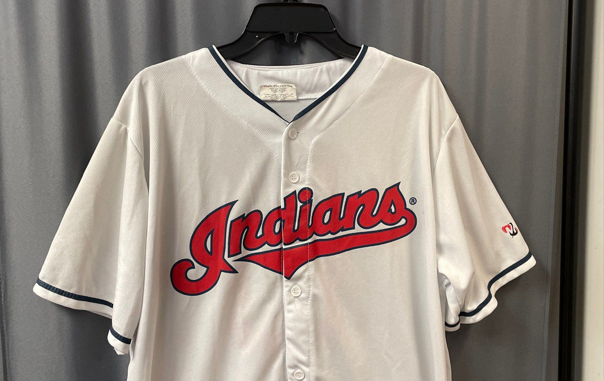 Match-Up Cleveland Indians Edwin Encarnacion #10 SGA Baseball Jersey White Sz XL