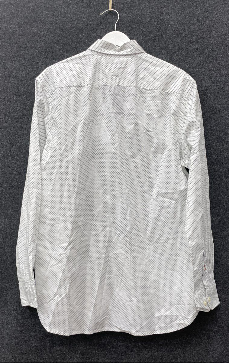 Tommy Hilfiger Men's White TH Flex Regular Fit Stretch Geometric Shirt Sz L NWT