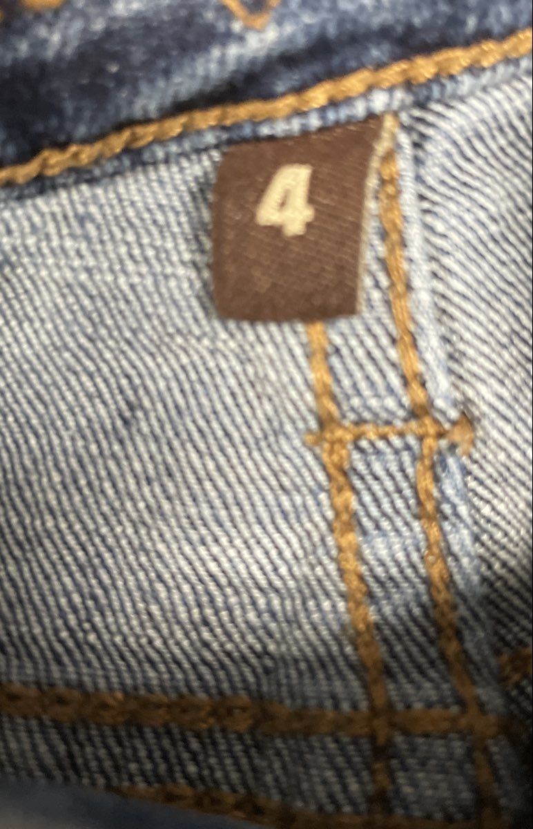 Kut from the Kloth Women's Slim Straight Blue Stretch Denim Jeans Size 4