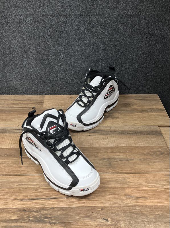 Fila Grant Hill 2 White Black Red Basketball Sneakers Kid's Size 6
