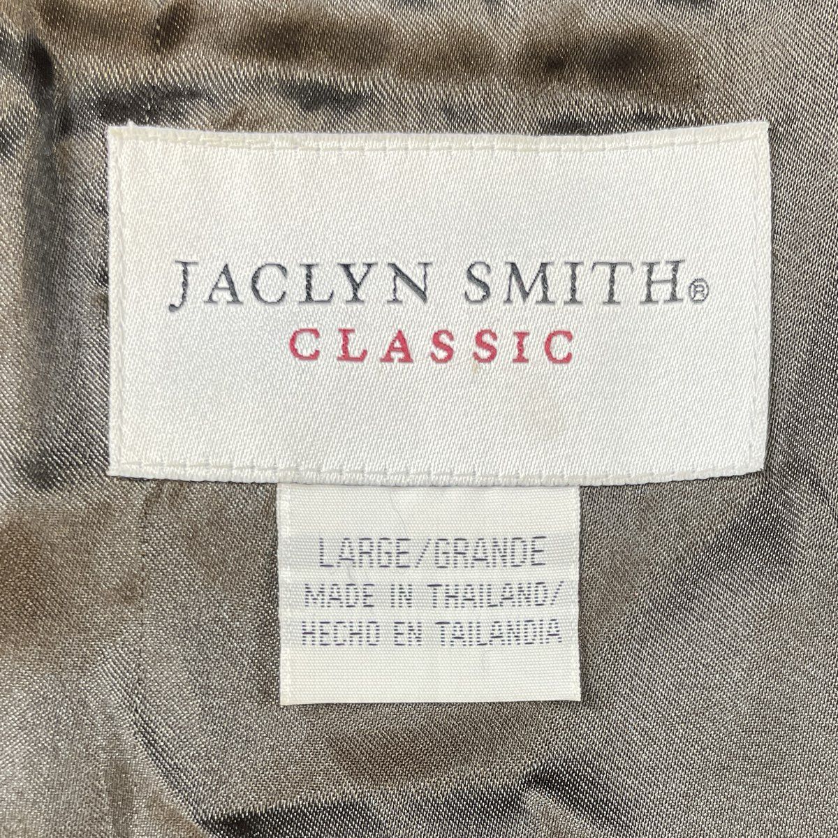Jaclyn Smith Women's Black Faux Fur Funnel Neck Classic Coat Sz L