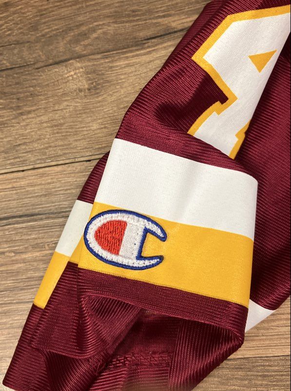 Vintage 90s Washington Redskins Brad Johnson 14 Champion Jersey Youth Sz L