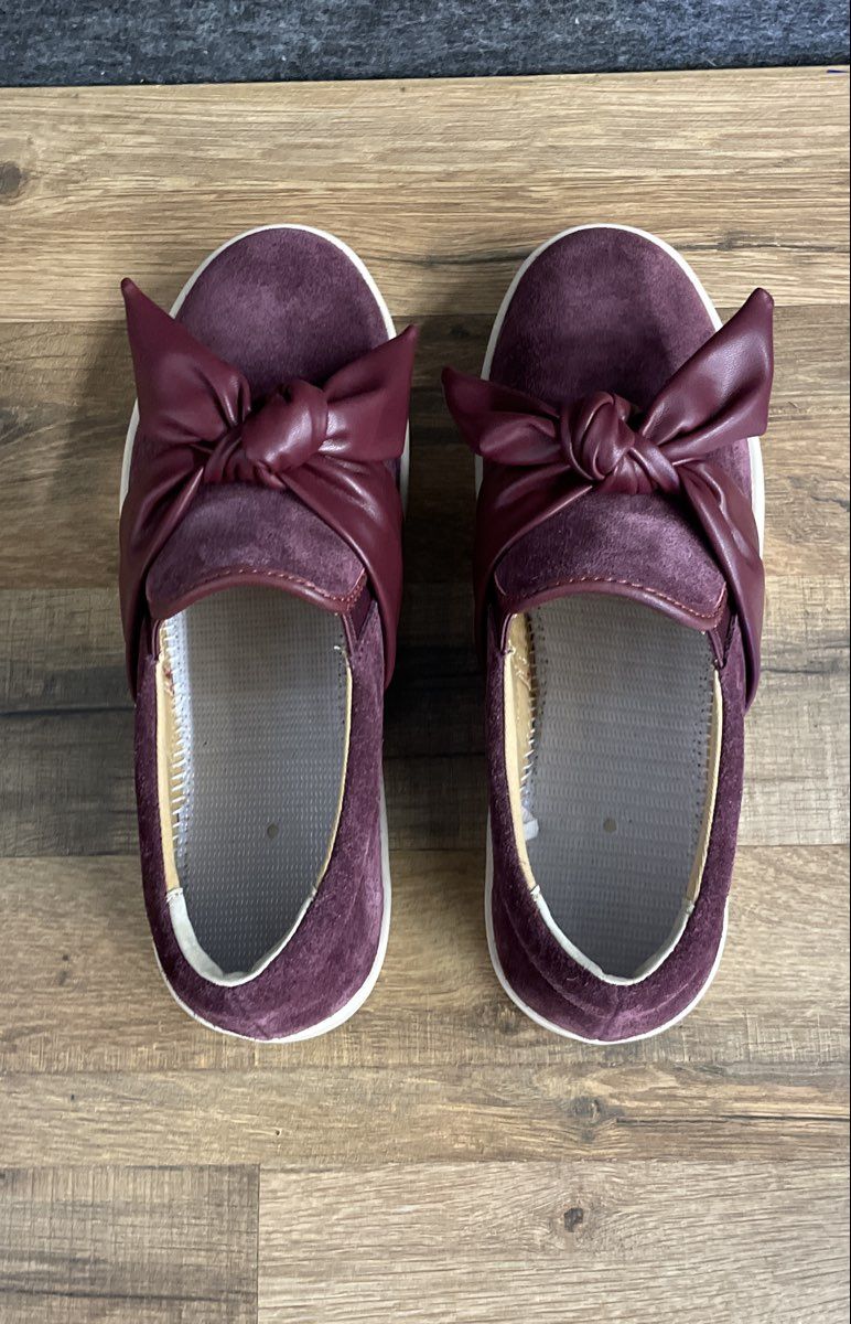 Waco Shoe Company Barbados Bow Slip-On Port Royale Sneakers Size 9 Wide DS NIB