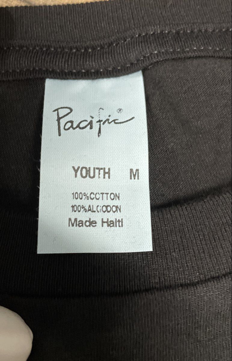 Pacific Sports Youth Black T-Shirts Value Pack 10-Count 100% Cotton Sz M