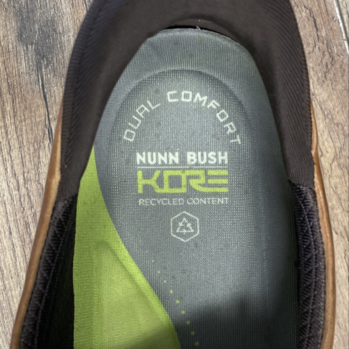 Nunn Bush Kore Tan Leather Single Monk Strap Dress Shoes Men's Size 11 XW