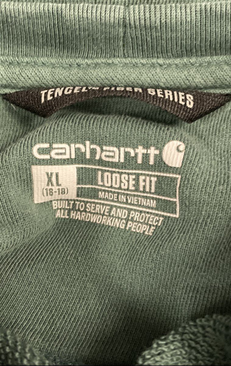 Carhartt Women's Green Tencel Fiber Series Loose Fit Crewneck Sweatshirt Sz XL