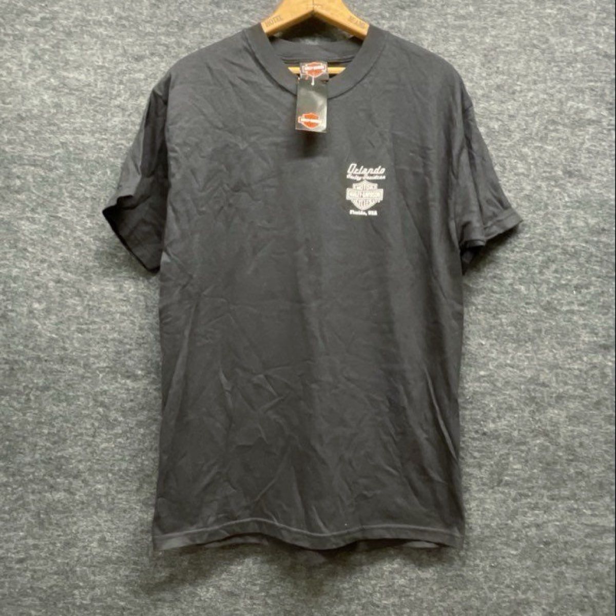 Vintage 2002 Harley-Davidson Orlando Florida Map T-Shirt NWT Made in USA Sz M