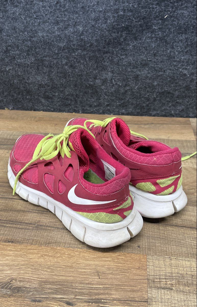 Nike Free Run 2 Pink Red Electric Green Women's Running Shoes Size 8