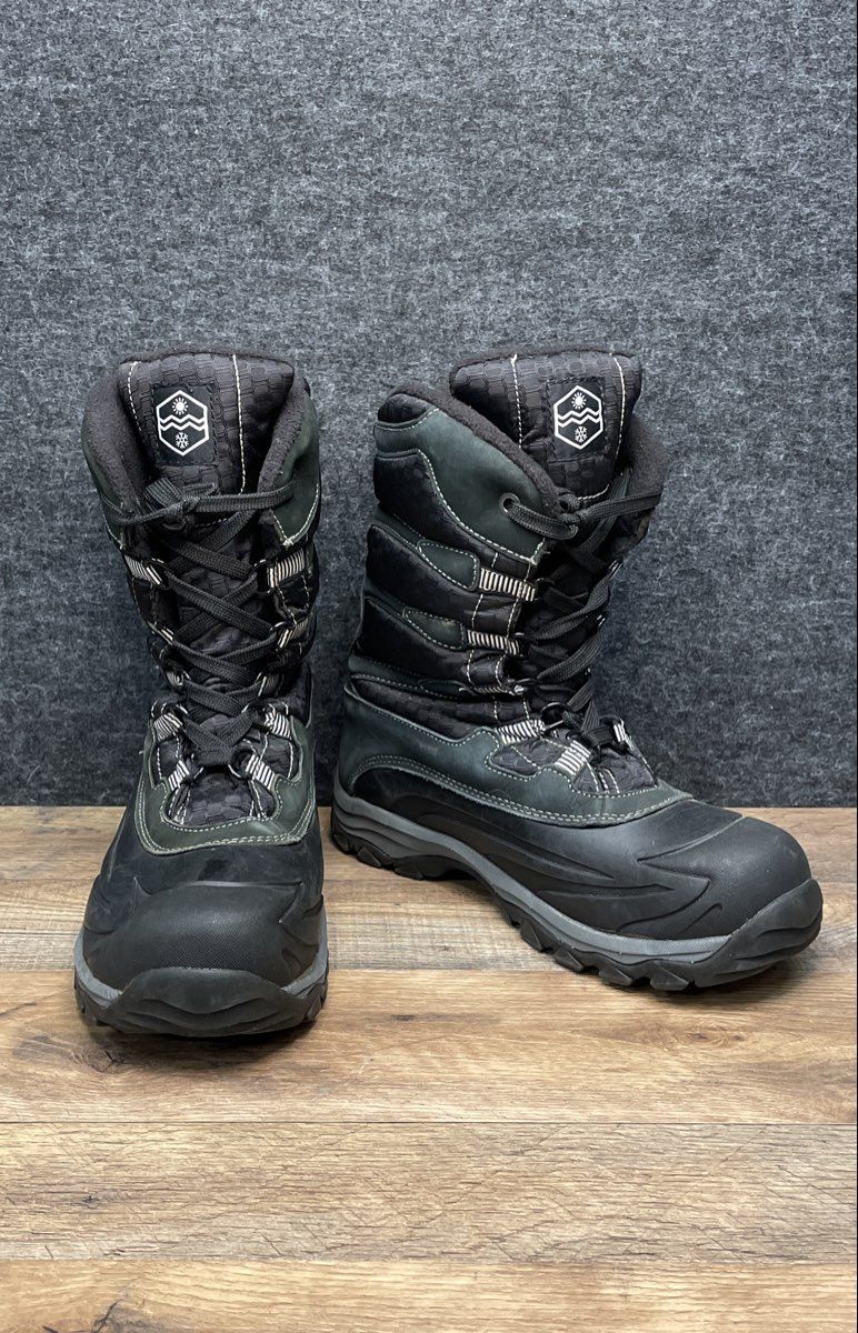 Khombu Free Fall Green Black Men's Winter Snow Boots Size 11