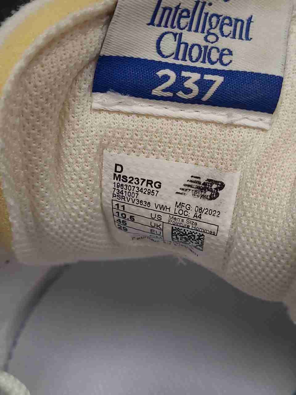 New Balance 237 White Red Gum Men's Lifestyle Sneakers MS237RG Size 11