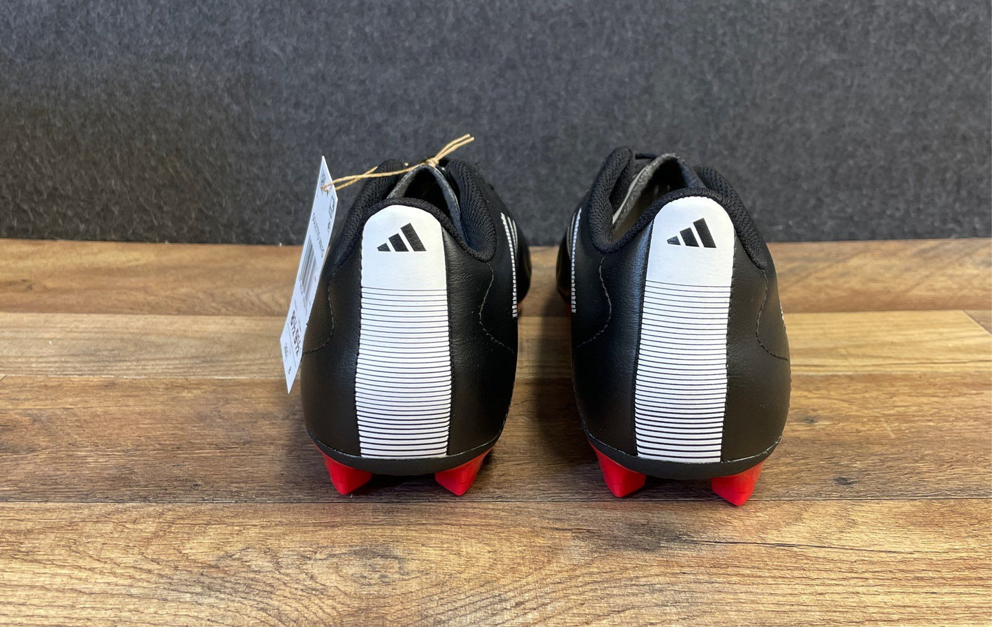 Adidas Goletto VIII FG Black White Red Soccer Cleats Men's Size 8.5 NWT