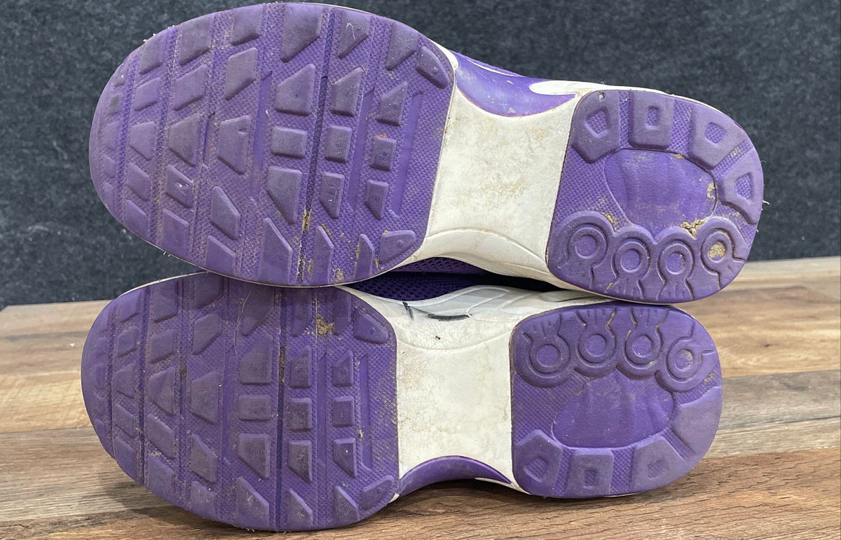 Running Air Purple White Knit Air Cushion Sneakers Women's Sz EUR 36
