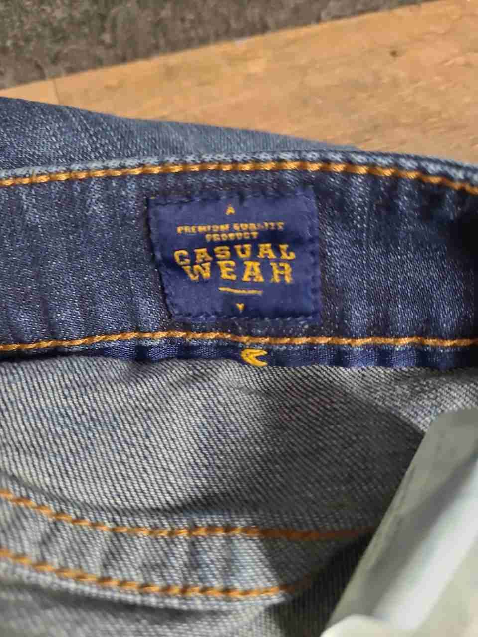 Camel Active Men's Houston Straight Fit Blue Faded Denim Jeans Sz 38/34