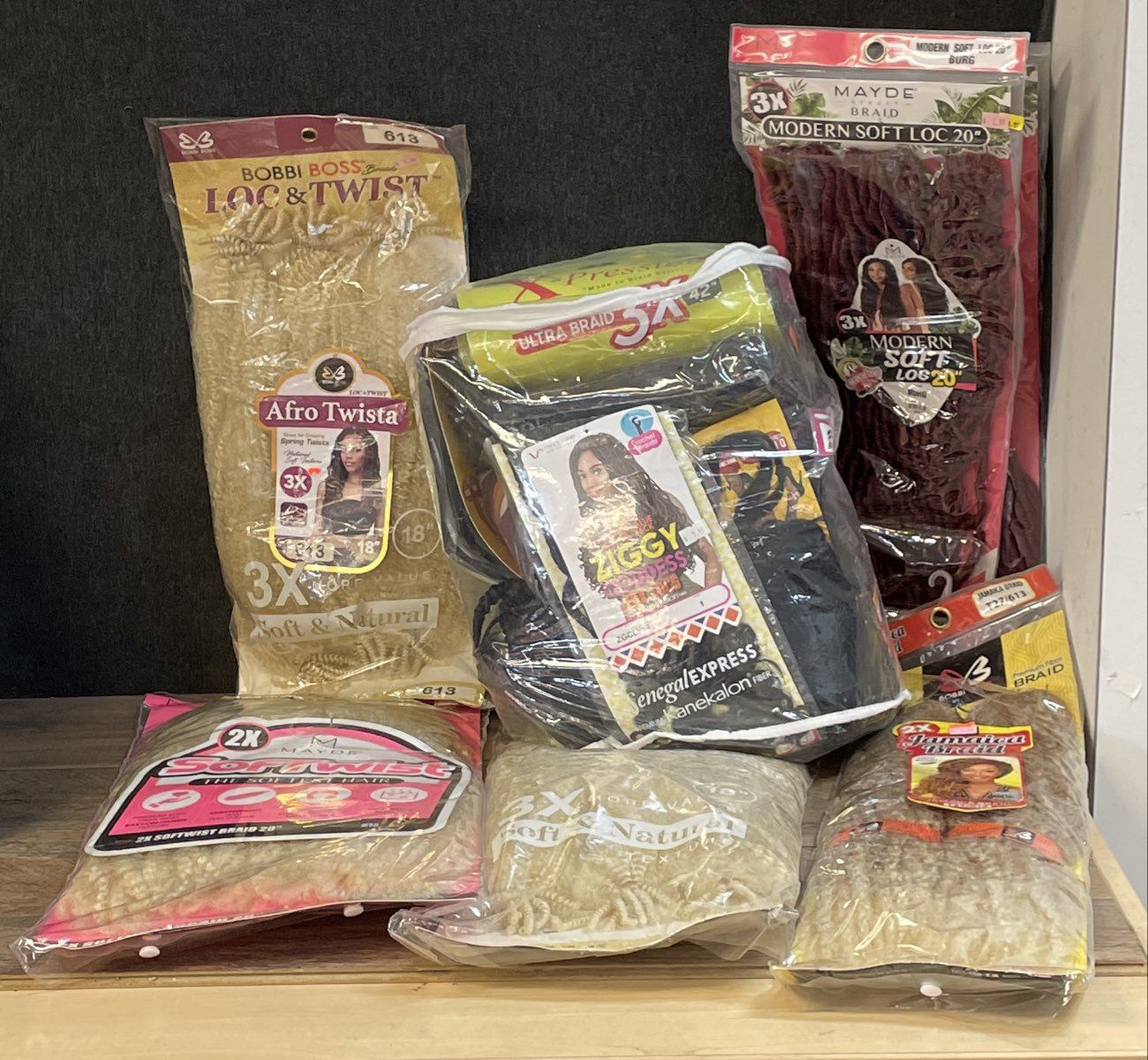 Lot 20+ NIP Hair Extensions Bobbi Boss X-Pression Vivica Fox Braids Twists Locs