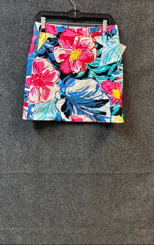 Rafaella Women's Floral Print Performance Skort Shorts Multicolor Sz S NWT