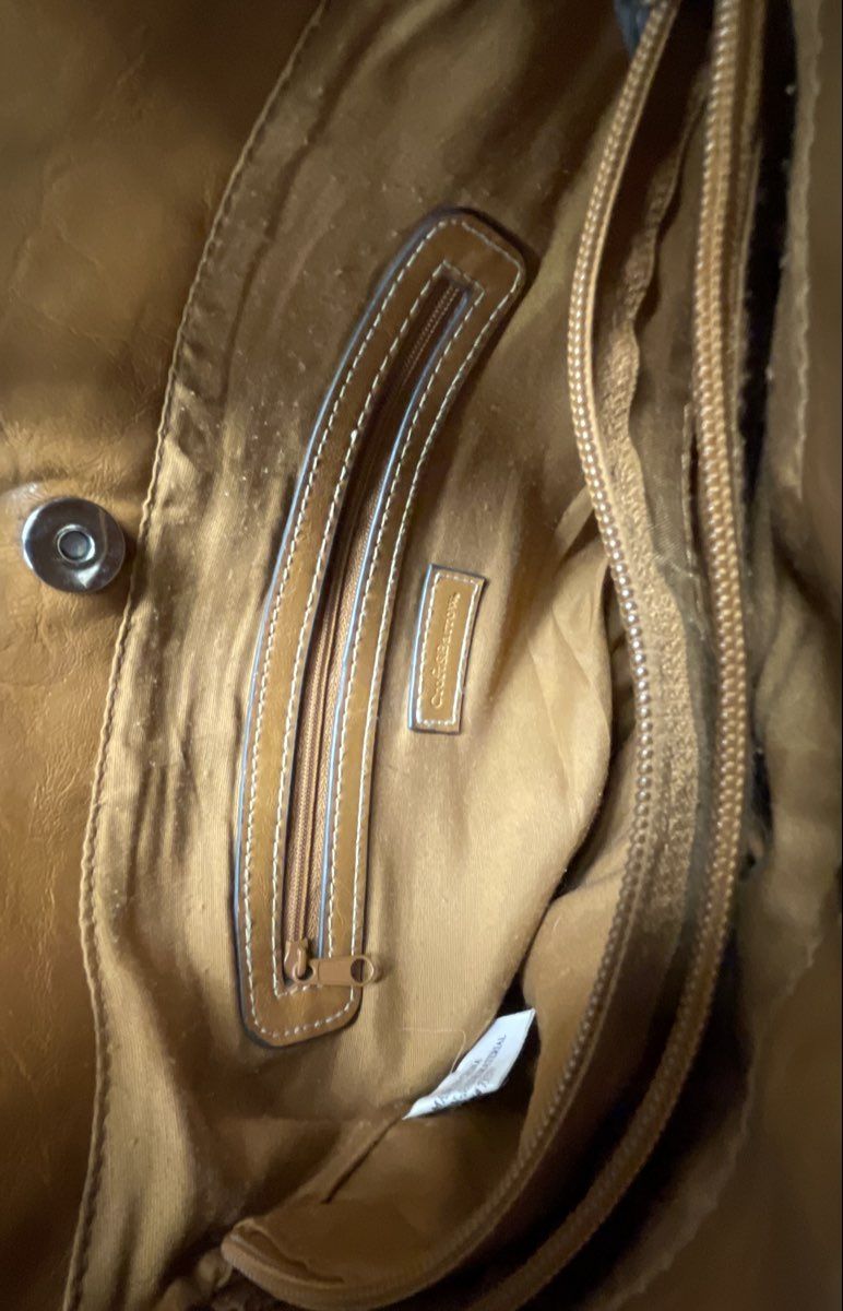 b.o.c. Croft & Barrow Brown Handbag Shoulder Tote Crossbody Lot of 3