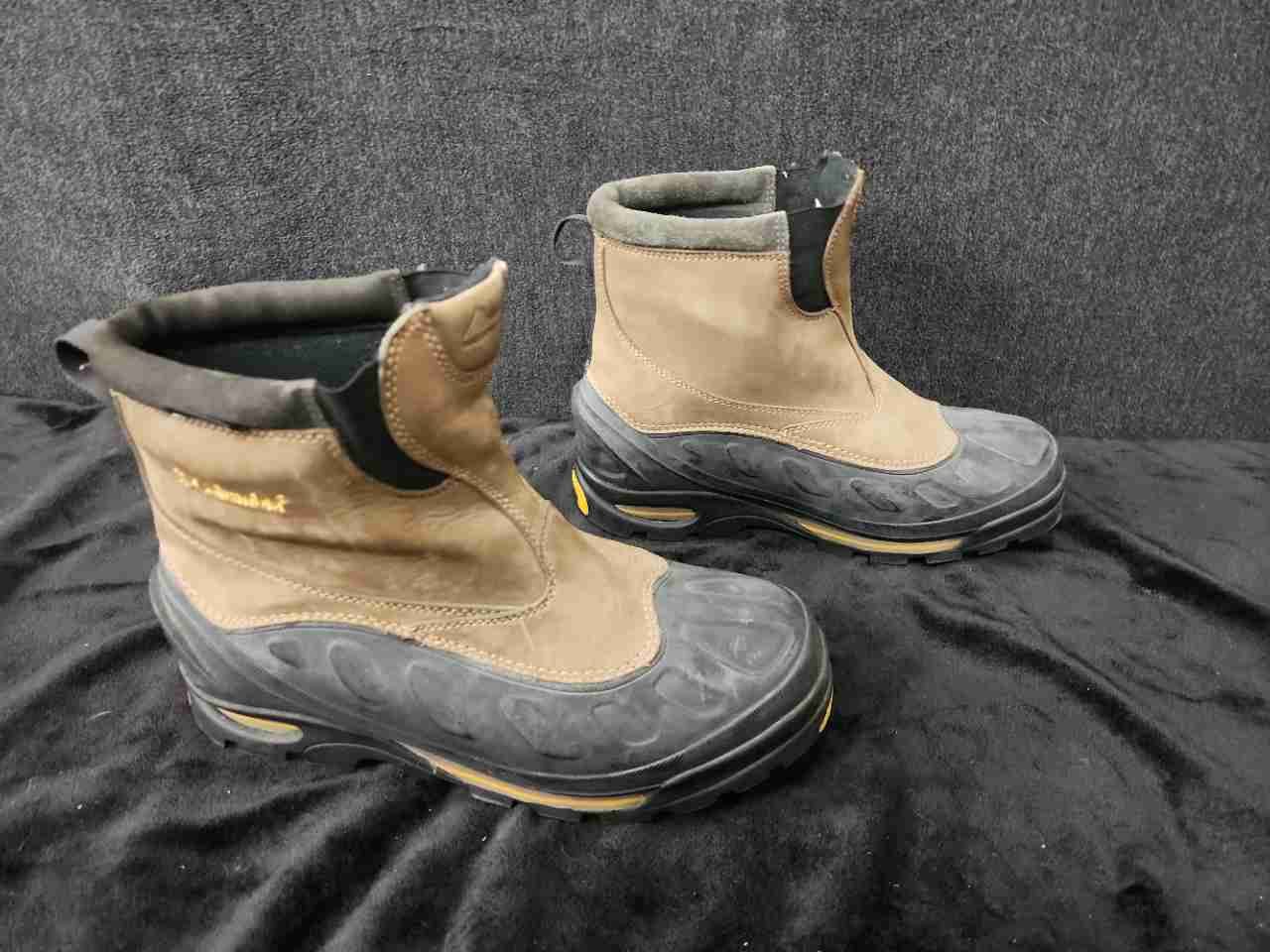 Vintage Y2K Columbia Hoodootoo BM1312 Brown Slip On Winter Boots Men's Size 10