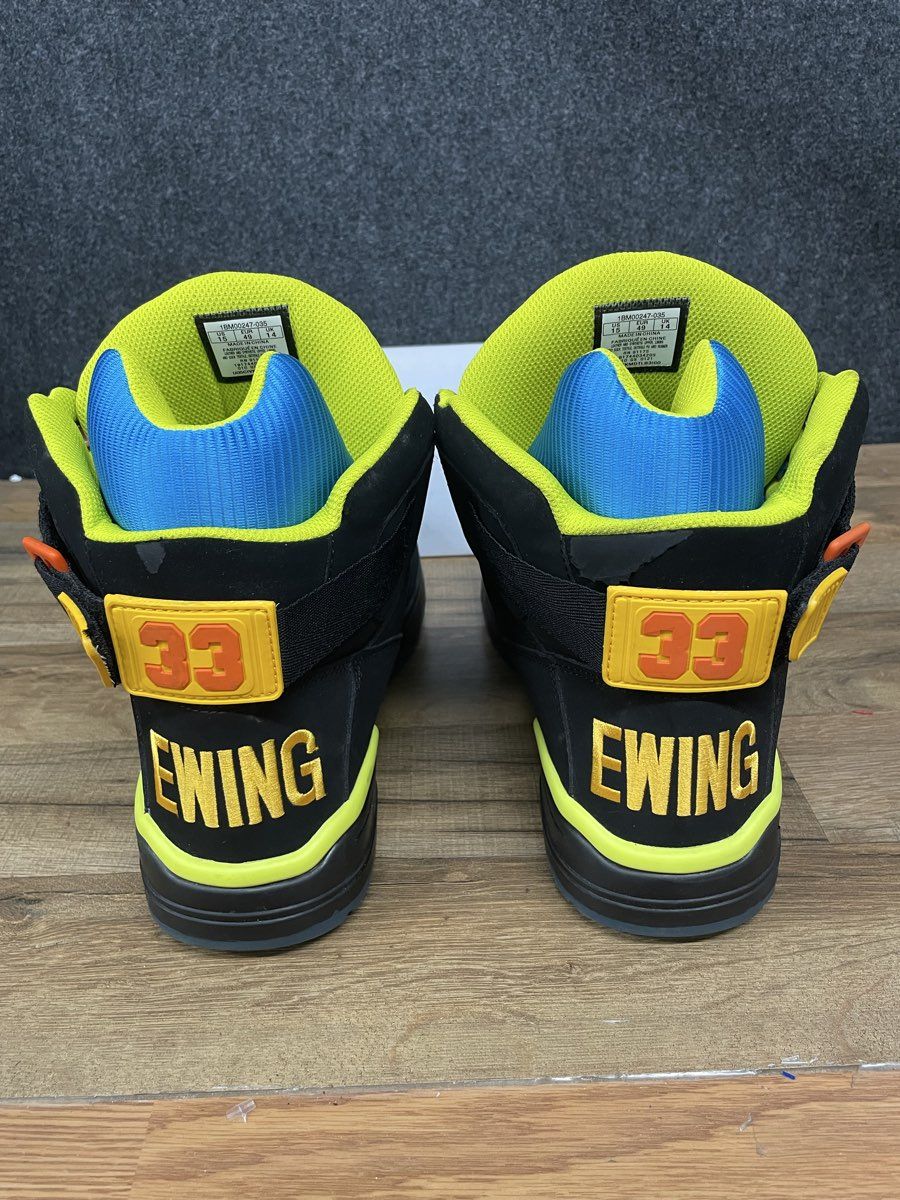 Ewing Athletics 33 Hi x EPMD Strictly Business Black Blue Yellow Size 15