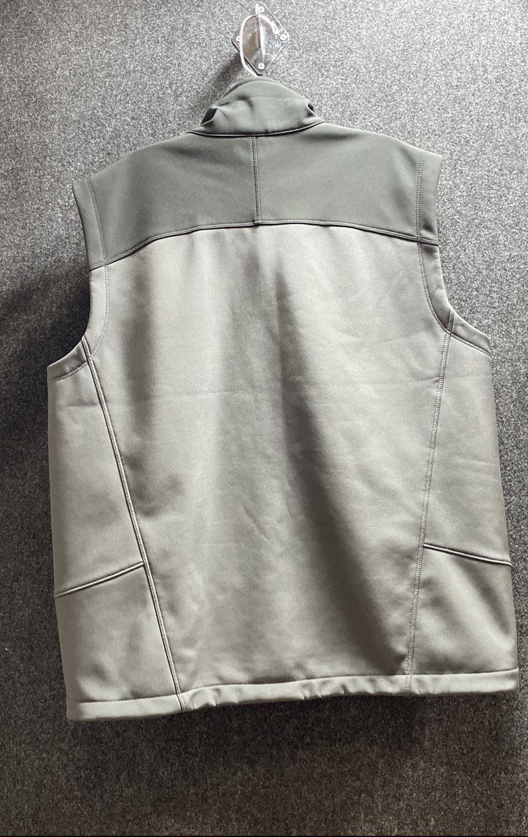 The North Face Men's Apex Bionic Softshell Vest Grey Two-Tone Full Zip Size L