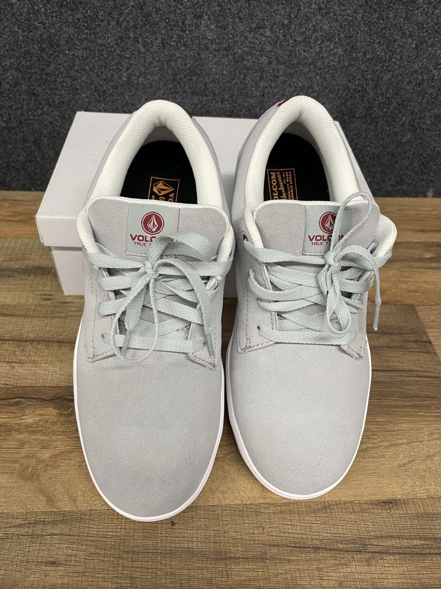 Volcom Workwear Sub-Zero Gray Steel Toe Safety Skate Shoes Size 7.5