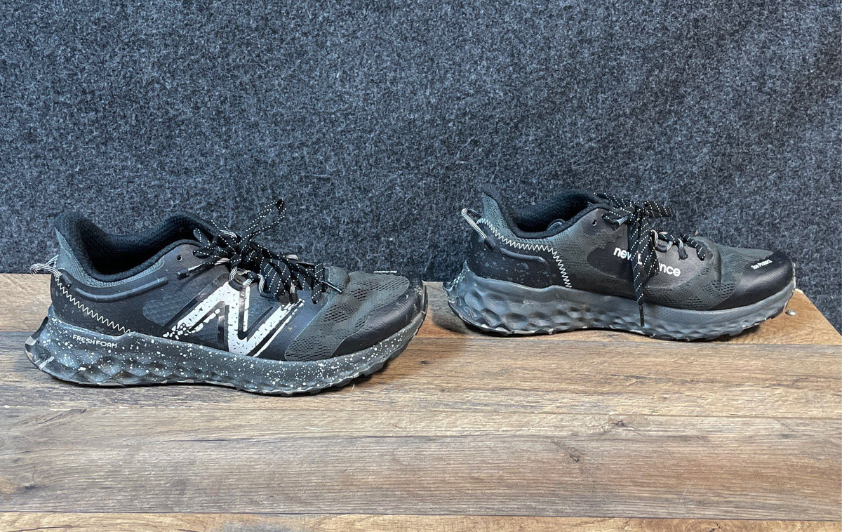 New Balance Fresh Foam Arishi Trail Black White Speckled Running Shoes Size 9