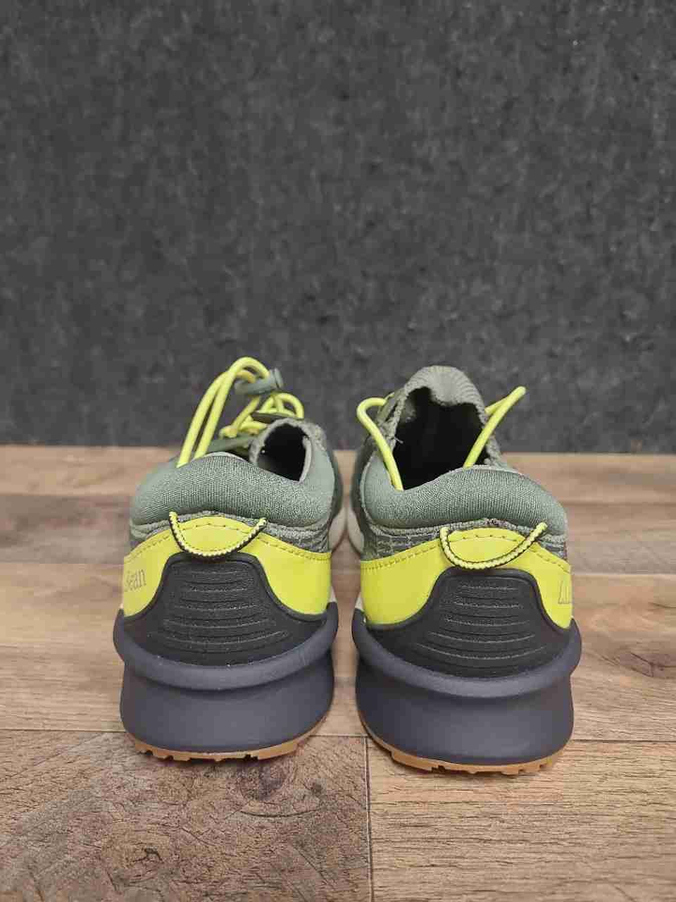 L.L. Bean Comfort Knit Trail Shoes Sage Green Neon Sneakers Women's Size 7.5