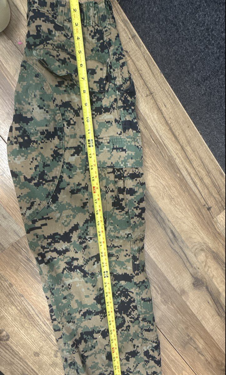 USMC Men's Woodland MARPAT MCCUU Combat Trousers Digital Camo Sz Small Short