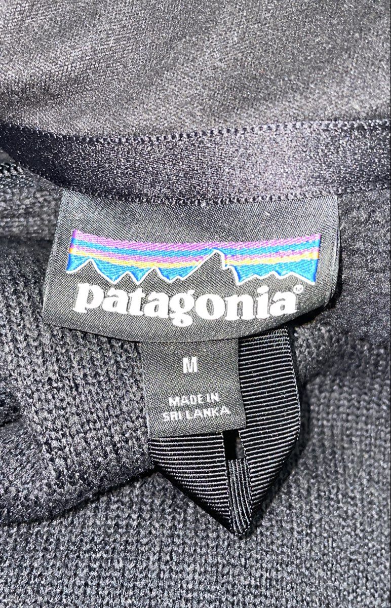 Patagonia Men's Better Sweater 1/4 Zip Fleece Black Zachary Piper Logo Sz M