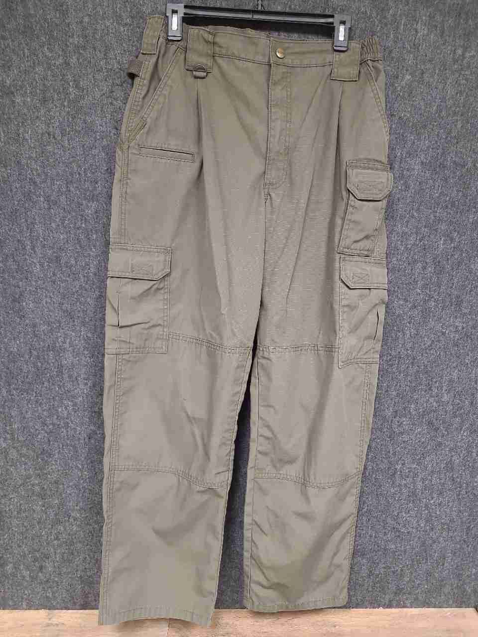 5.11 Tactical Men's Olive Green Ripstop Cargo Pants Sz 34x30